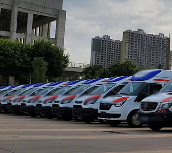 临县服务车队展示