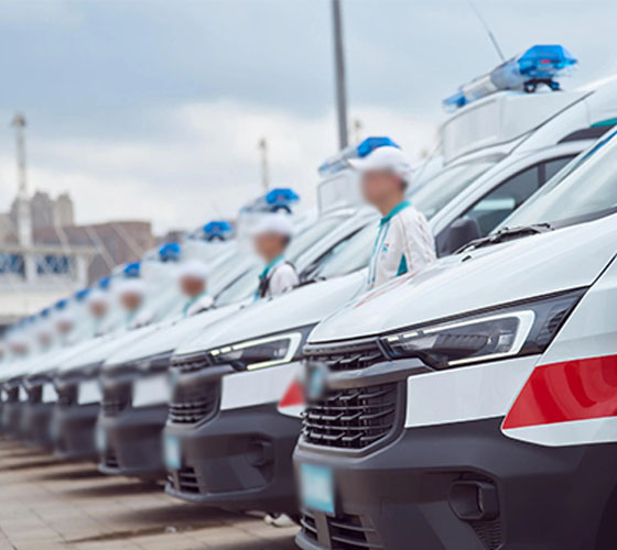 临县服务车队展示